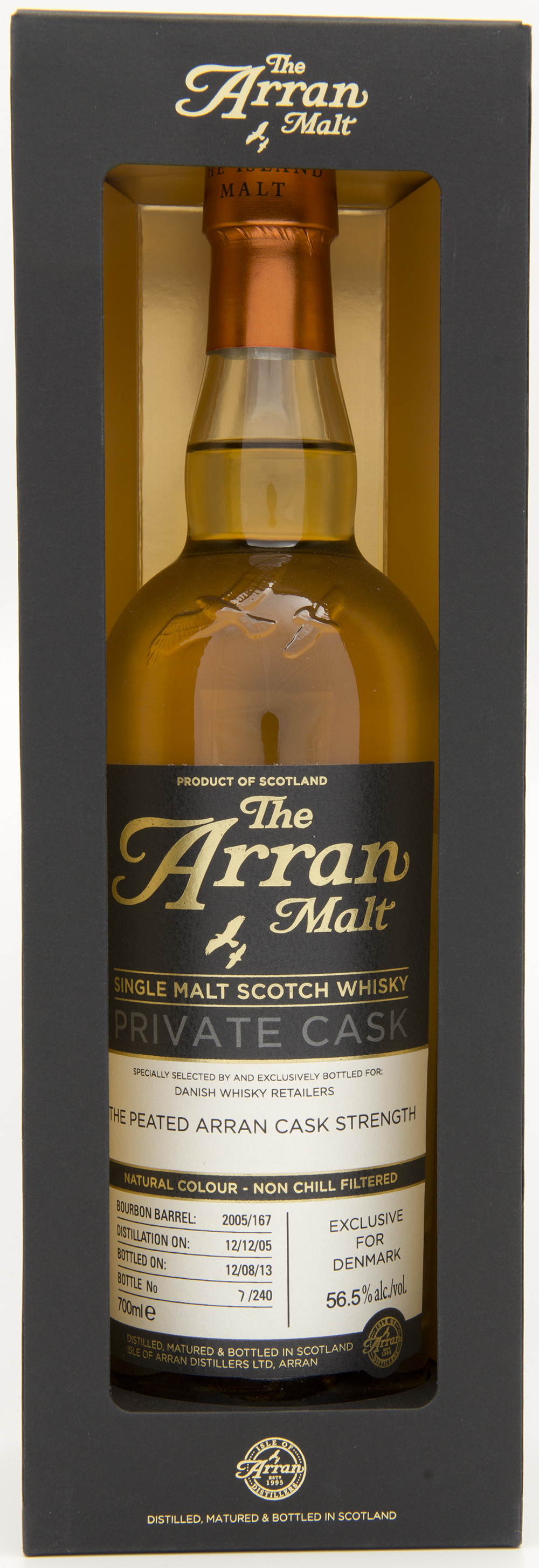 Billede: DSC_4821 - The Arran Malt - Private Cask - Danish Whisky Retailers The Peated Arran Cask Strength.jpg