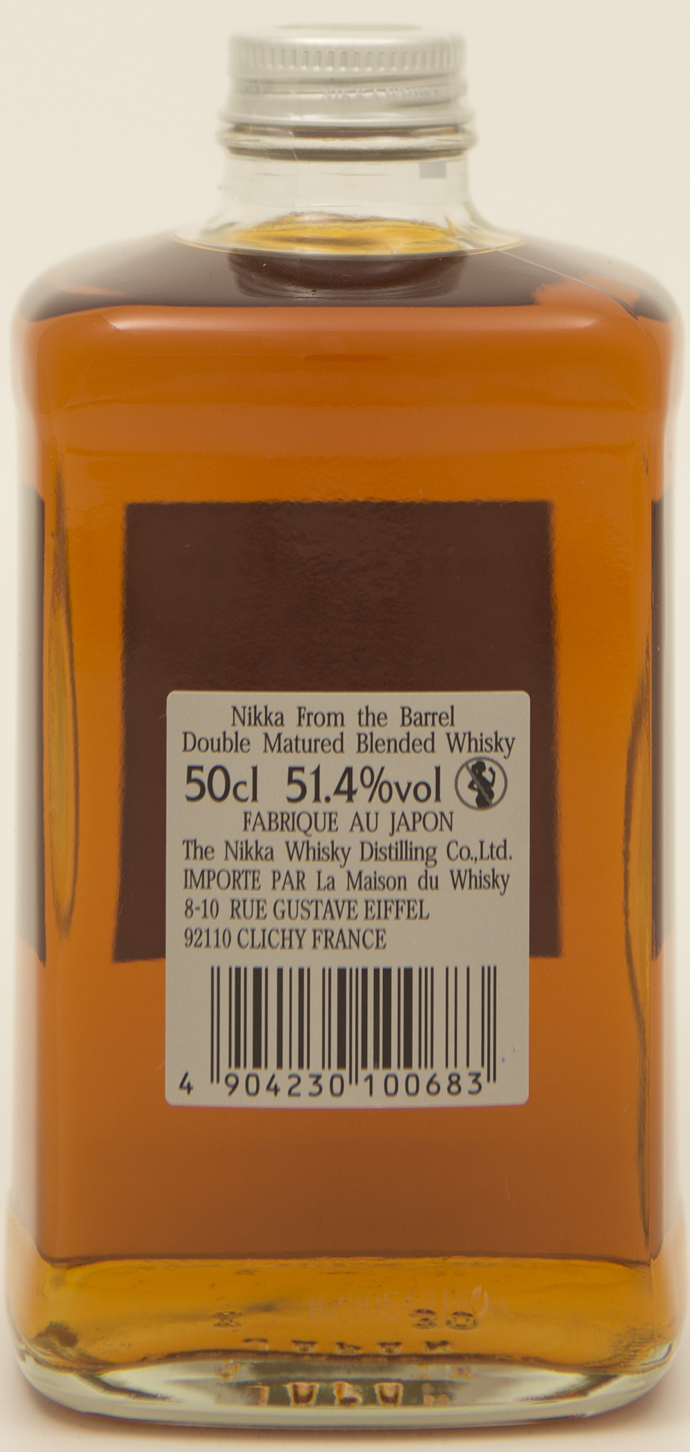 Billede: DSC_3673 - Nikka Whisky from The Barrel - bottle back.jpg