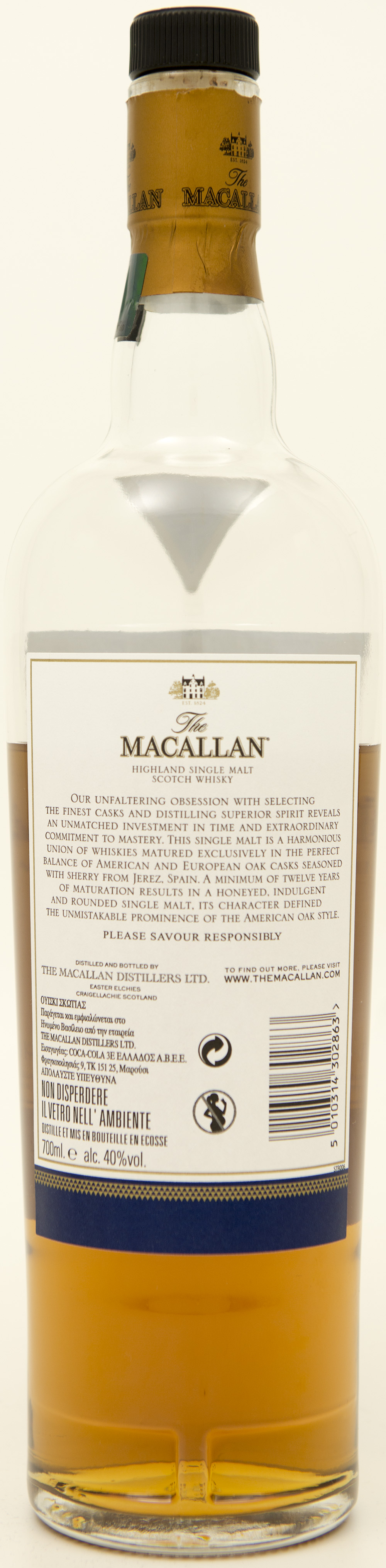 Billede: DSC_3654 - The MacAllan 12 Double Cask - bottle back.jpg