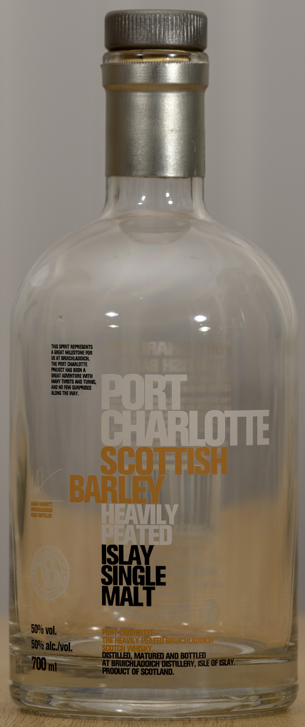 Billede: PHC_1574 - Port Charlotte Scottish Barley - bottle front.jpg