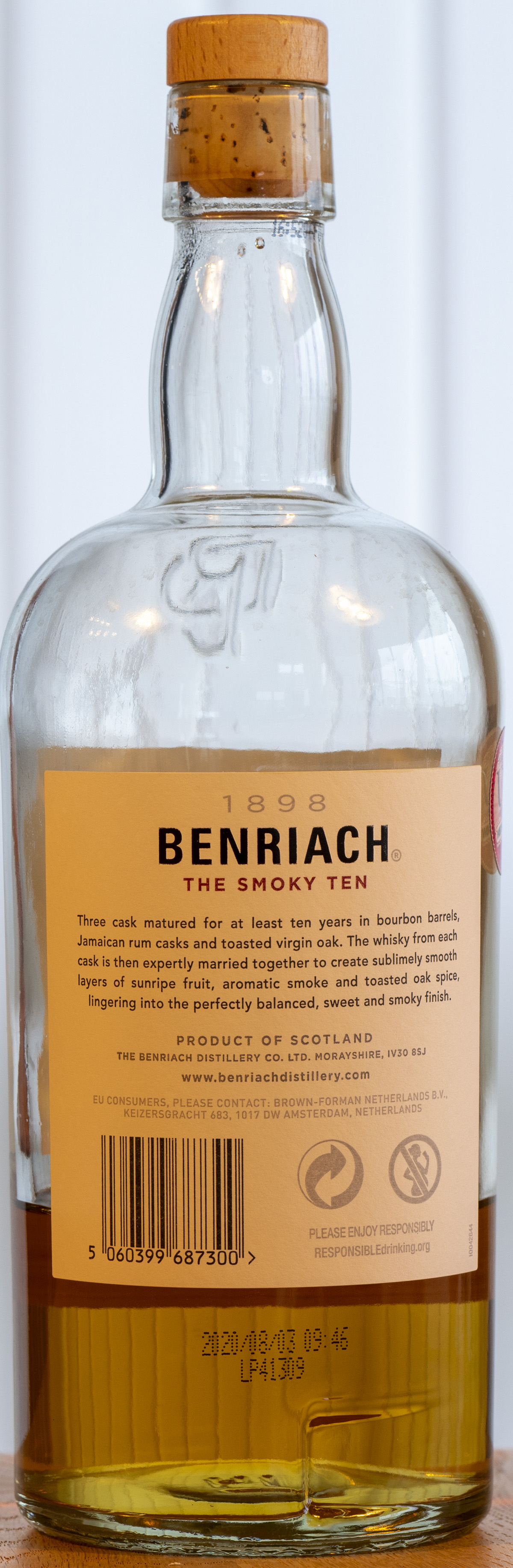 Billede: PHC_3902 - Benriach The Smoky Ten - bottle back.jpg