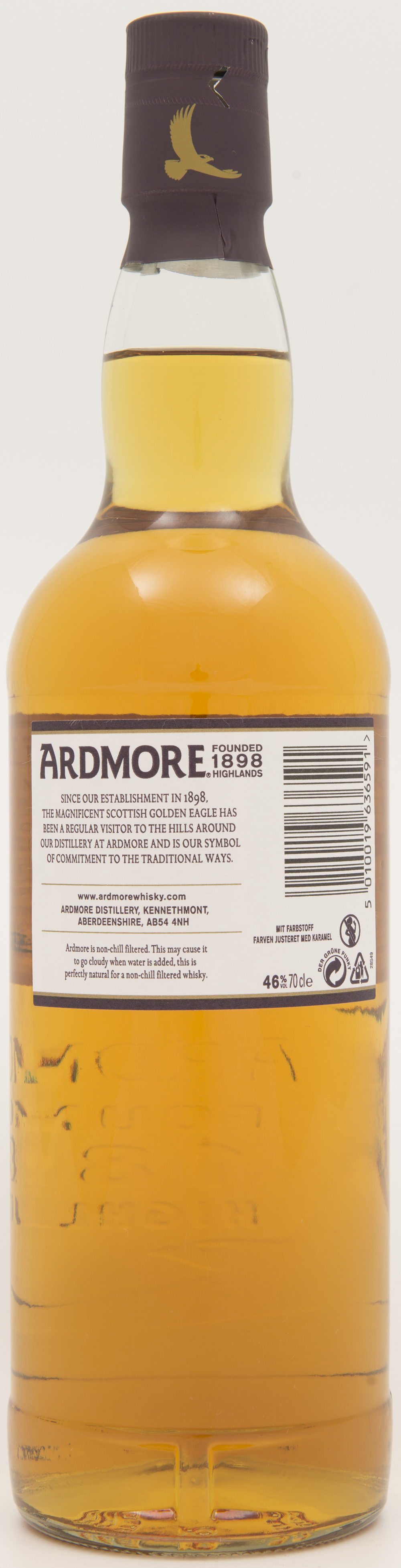 Billede: DSC_4843 Ardmore Traditional Cask - bottle back.jpg