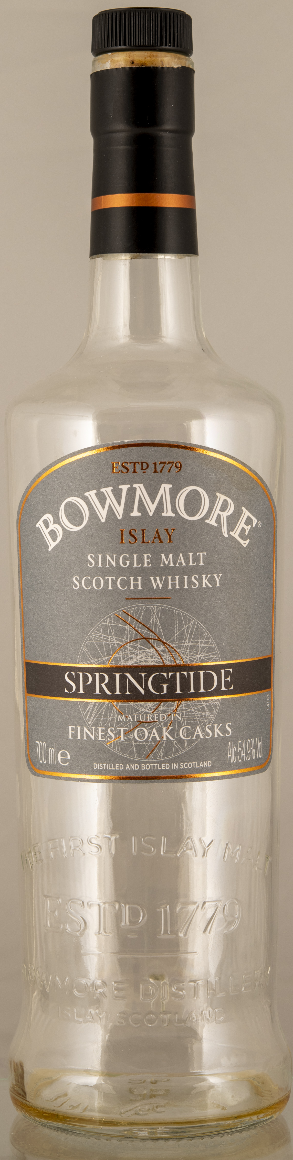 Billede: D85_8399 - Bowmore Springtide - bottle front.jpg