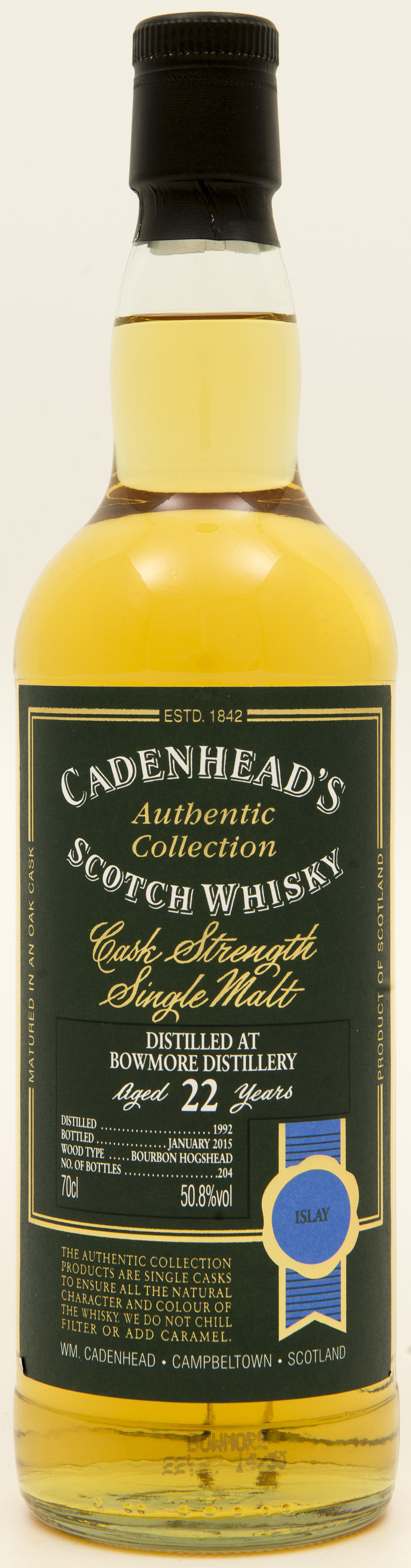 Billede: DSC_6999 - Cadenheads - 22 years - 1992-2015 - bottle front.jpg