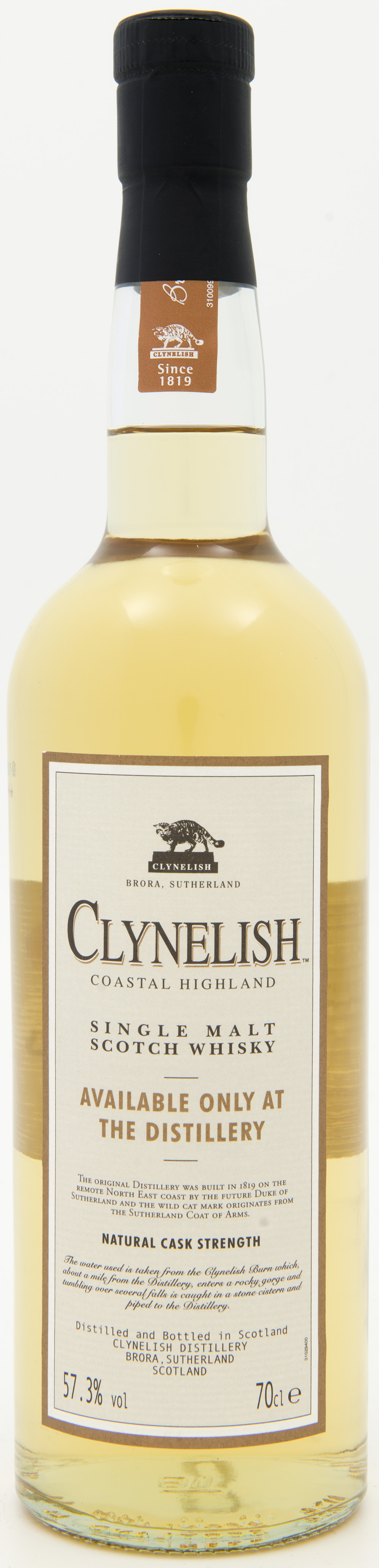 Billede: DSC_8227 - Clynelish - availabale only at the destillery - bottle front.jpg