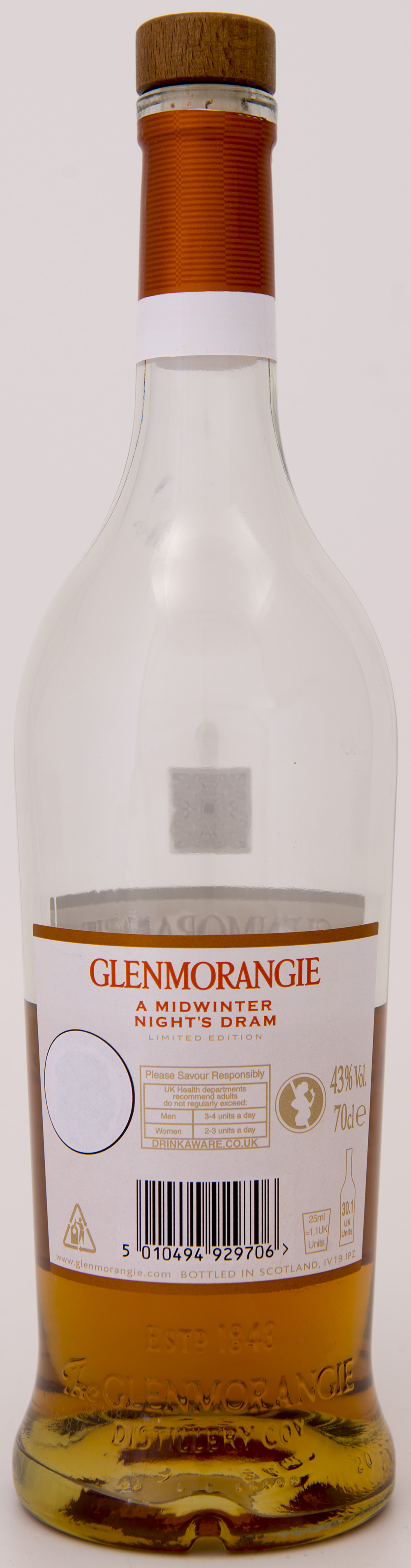 Billede: DSC_1616 - Glenmorangie A Midwinter Nights Dram - bottle back.jpg