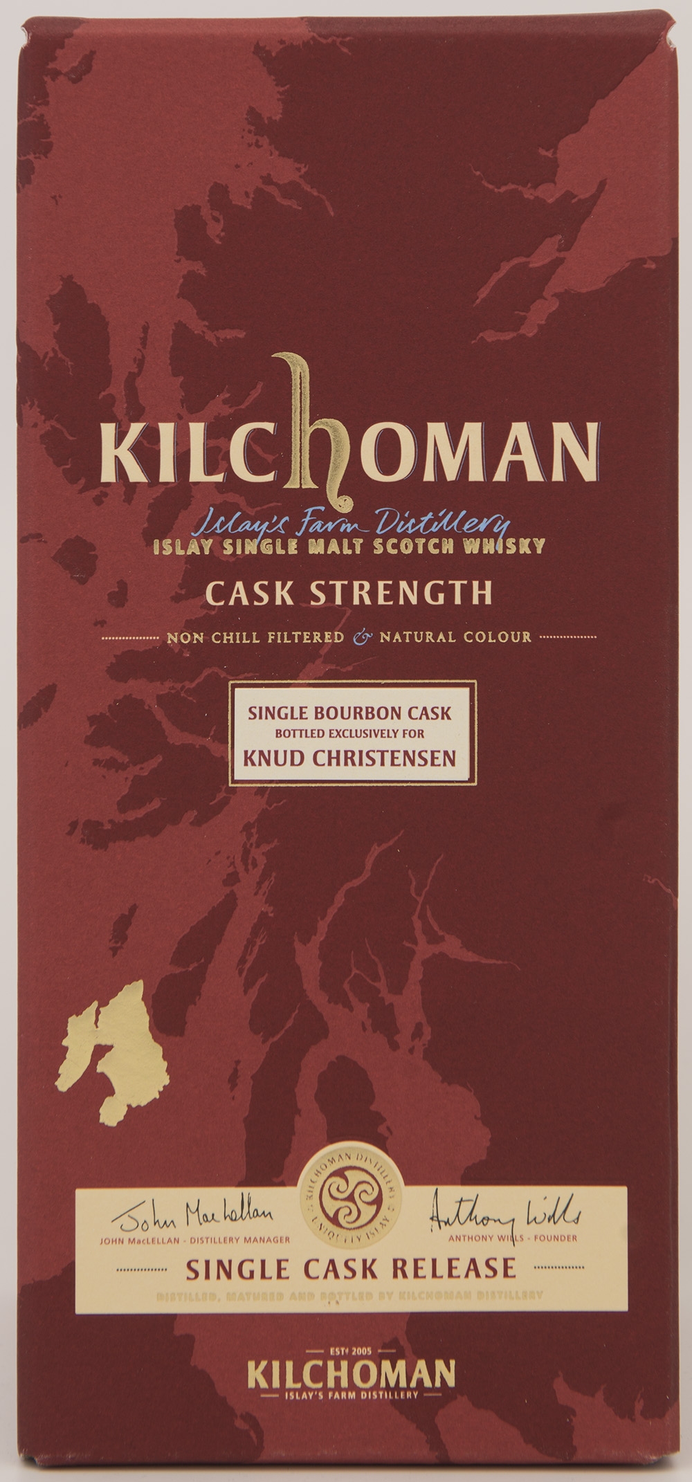 Billede: DSC_1417 - Kilchoman Private Cask Release 94 2006 - box front.jpg