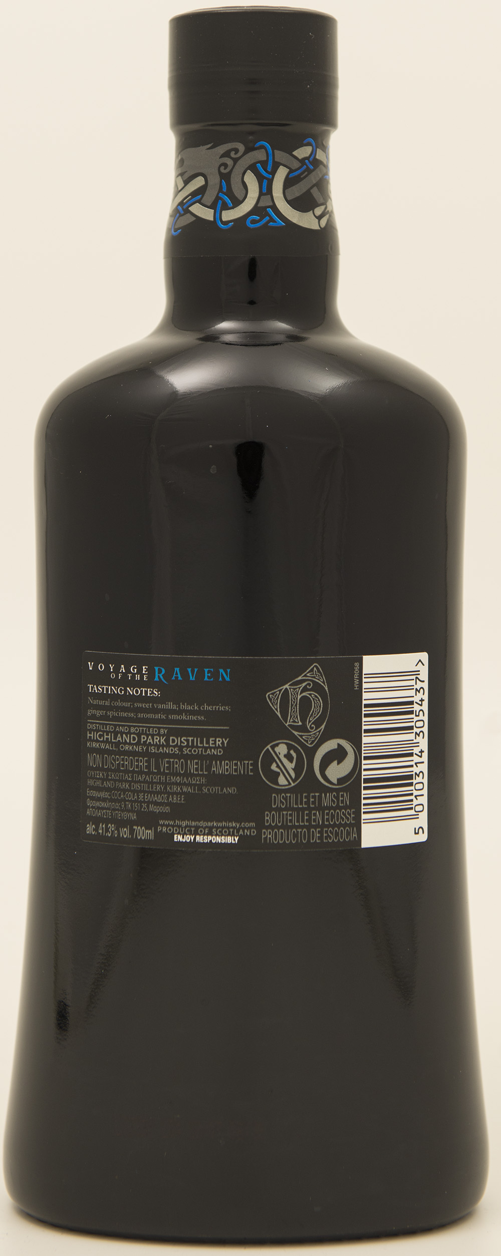 Billede: DSC_3711 - Highland Park - Vouage of the Raven (bottle back).jpg