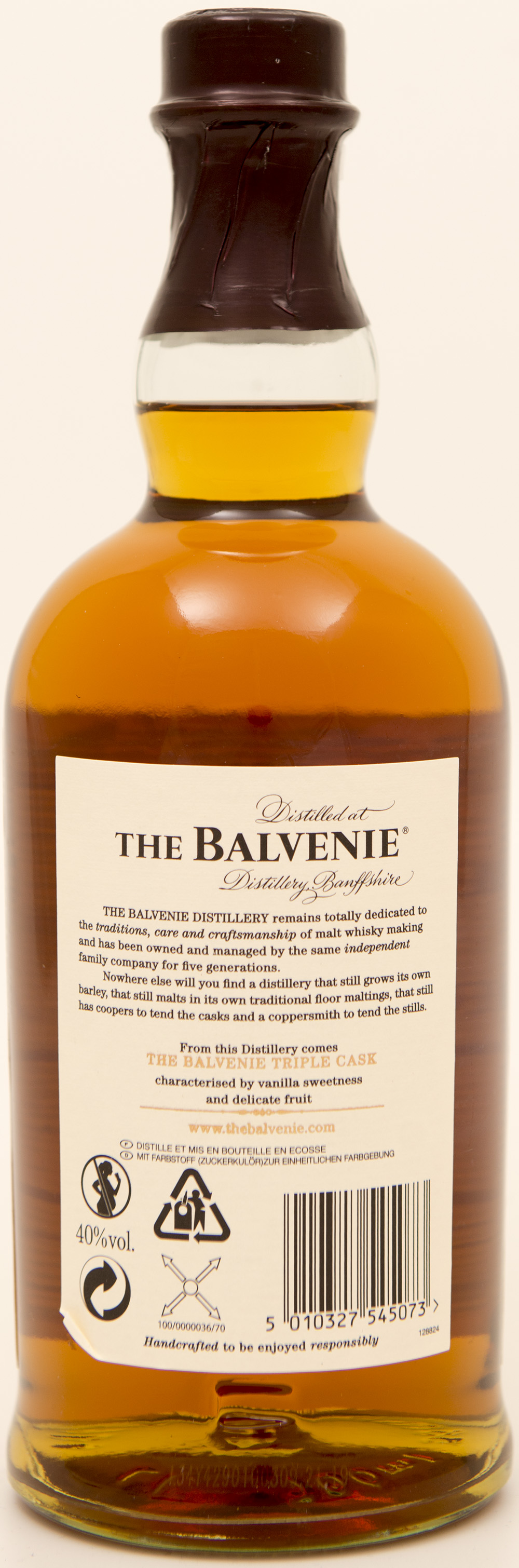 Billede: DSC_3731 - The Balvenie 16 Triple Cask (bottle back).jpg