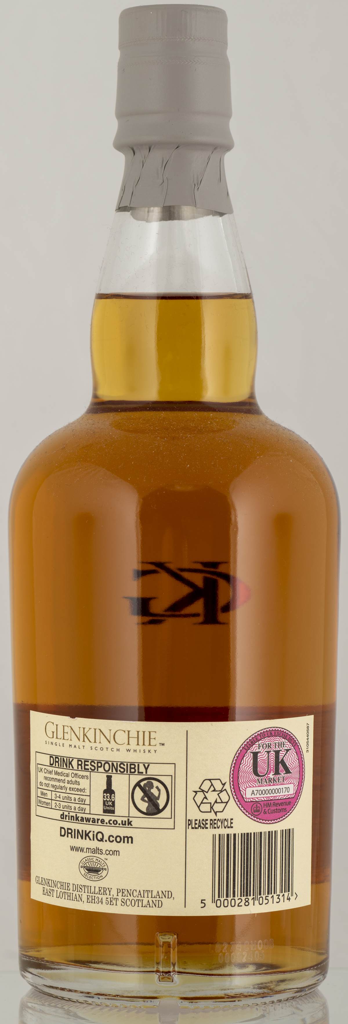 Billede: PHC_2614 - Glenkinchie Distillery Exclusice Bottling Batch 01 - bottle back.jpg