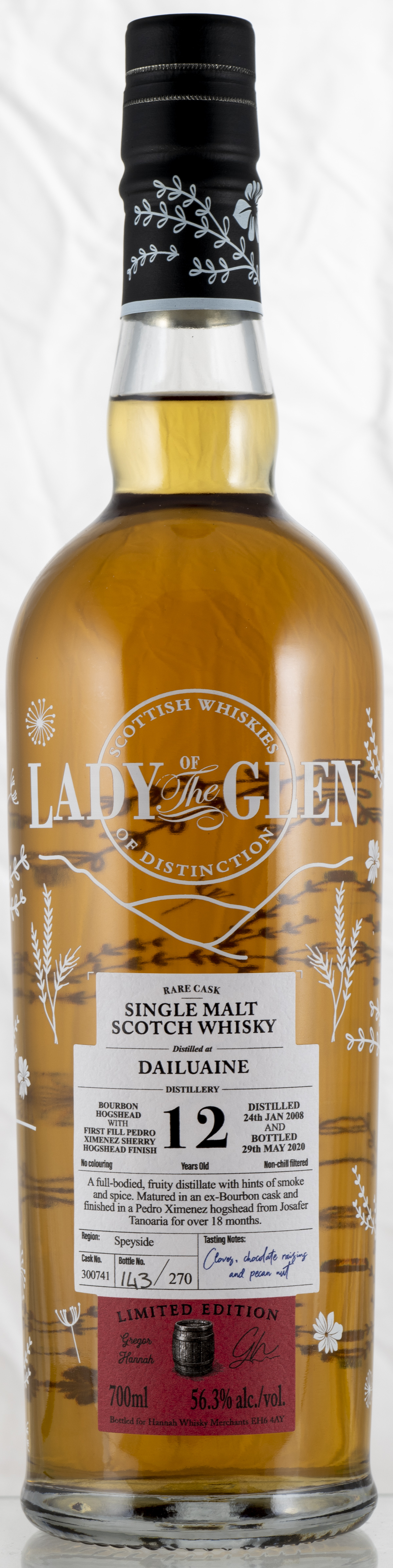 Billede: PHC_4007 - Lady of the Glen Dailuaine 12 - bottle front.jpg
