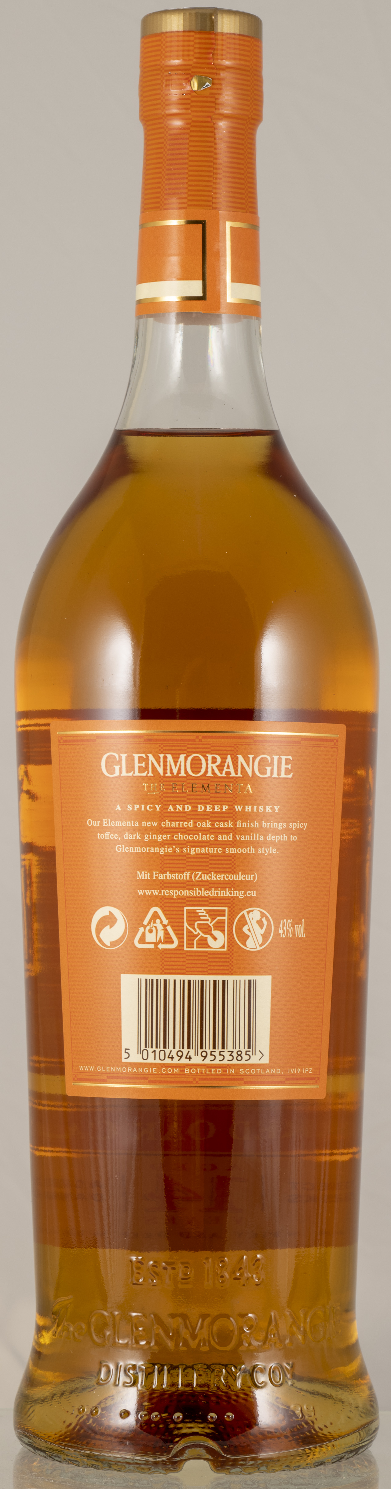 Billede: PHC_7075 - Glenmorangie The Elementa 14 - bottle back.jpg