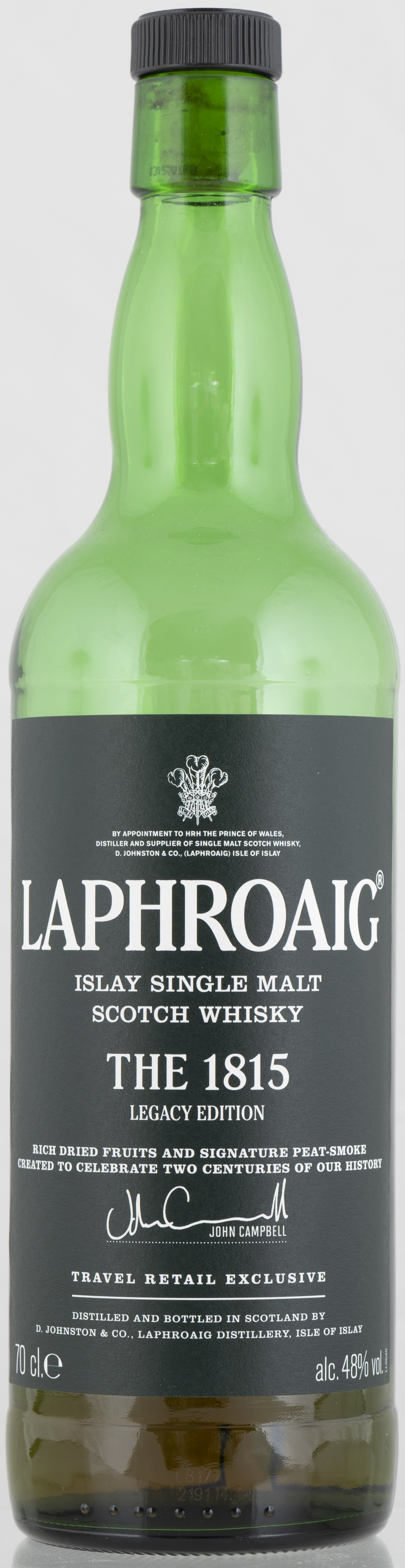 Billede: PHC_7240 - Laphroaig 1815 Legacy - bottle front.jpg