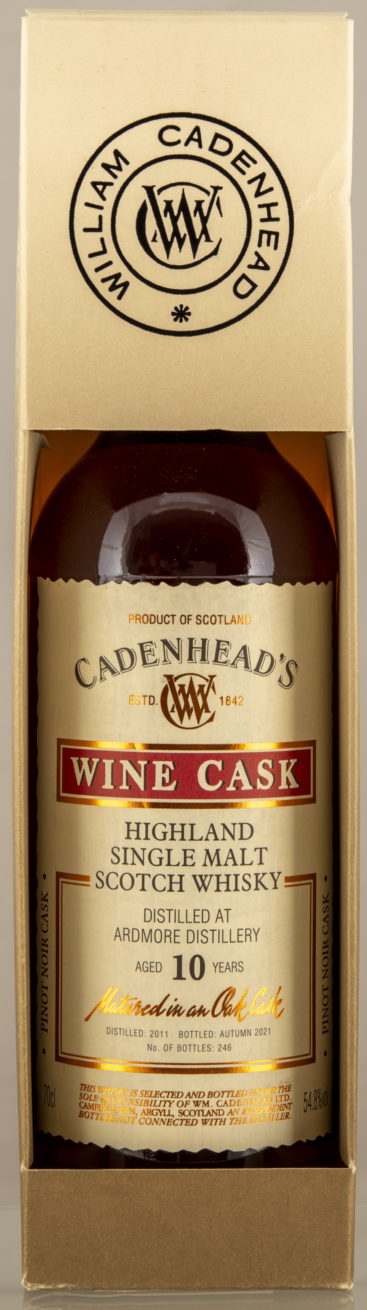 Billede: D85_8377 - Cadenheads Wine Cask Ardmore 10 - box front.jpg