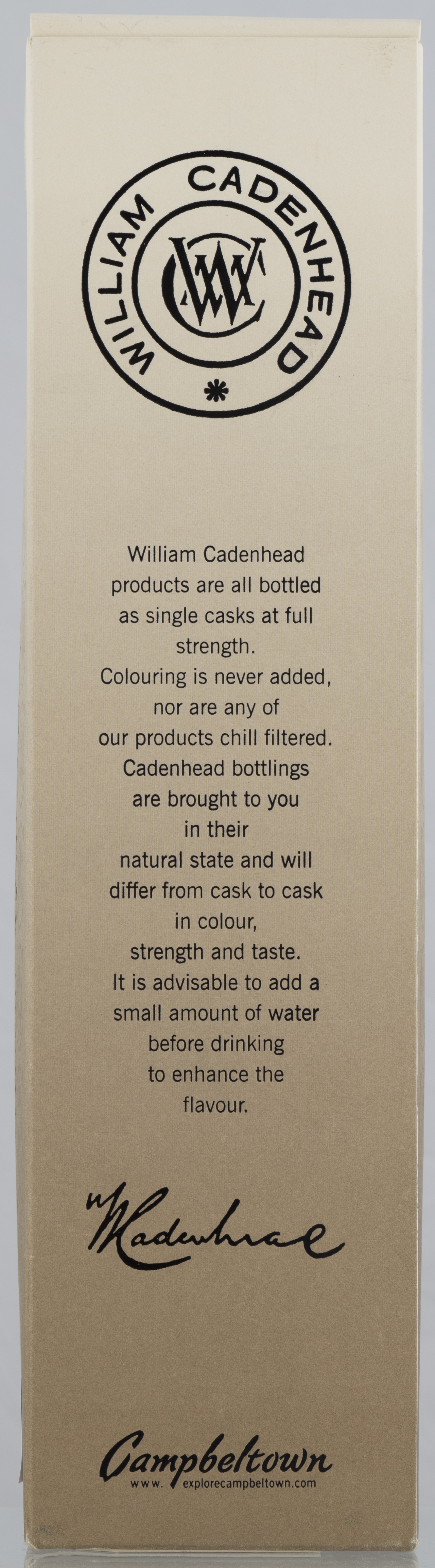 Billede: PHC_7265 - Cadenhead Wine Cask 10 year Ardmore - box back.jpg