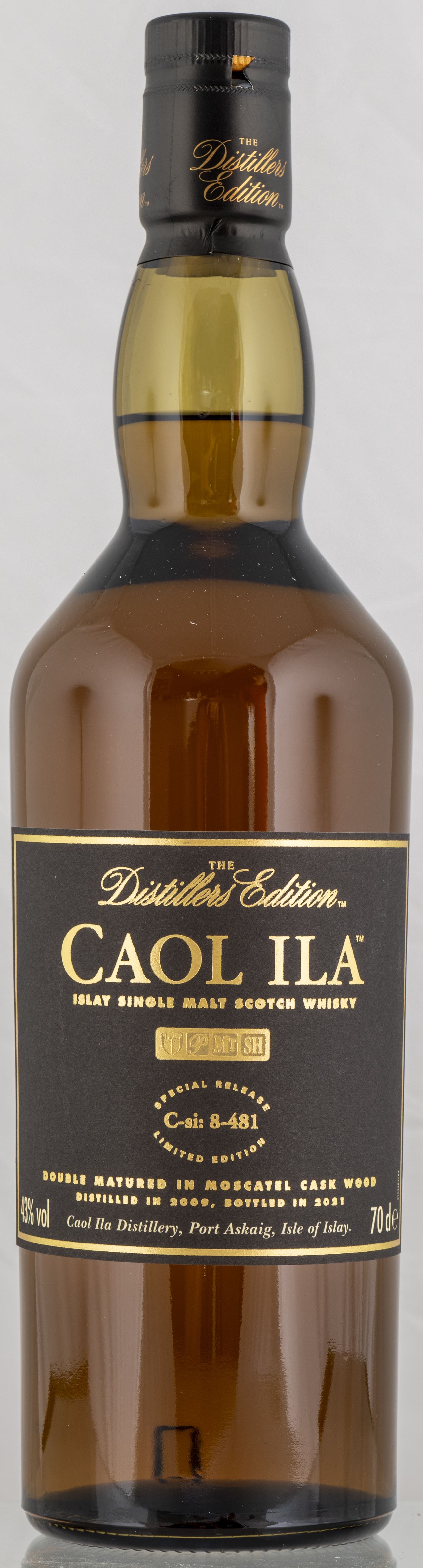 Billede: PHC_7302 - Caol Ila Distillers Edition 2009-2021 C-si 8-481 - bottle front.jpg