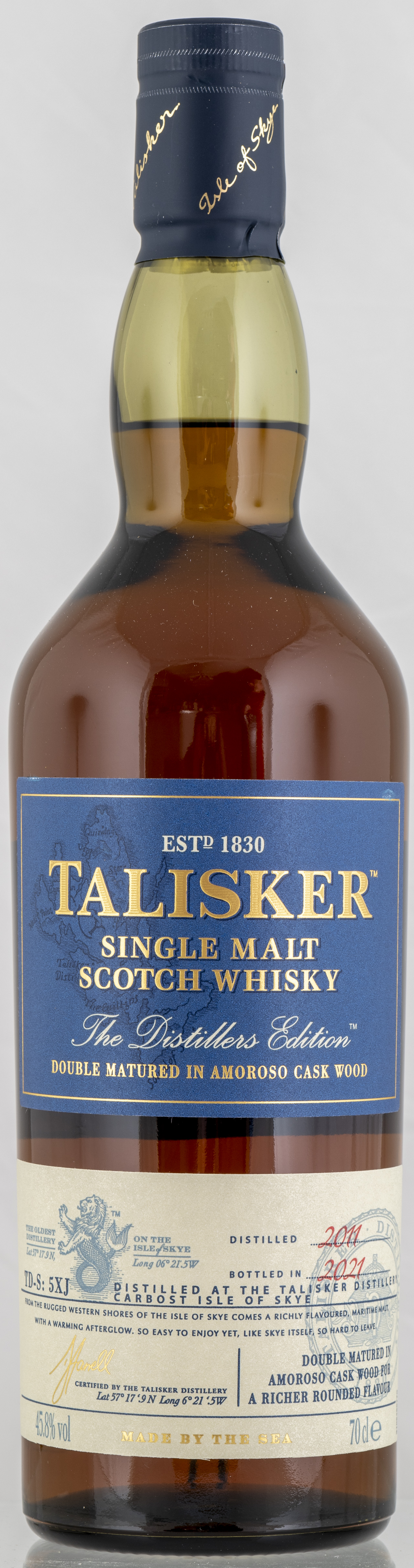 Billede: PHC_7306 - Talisker Distillers Edition TD-S 5XJ - bottle front.jpg