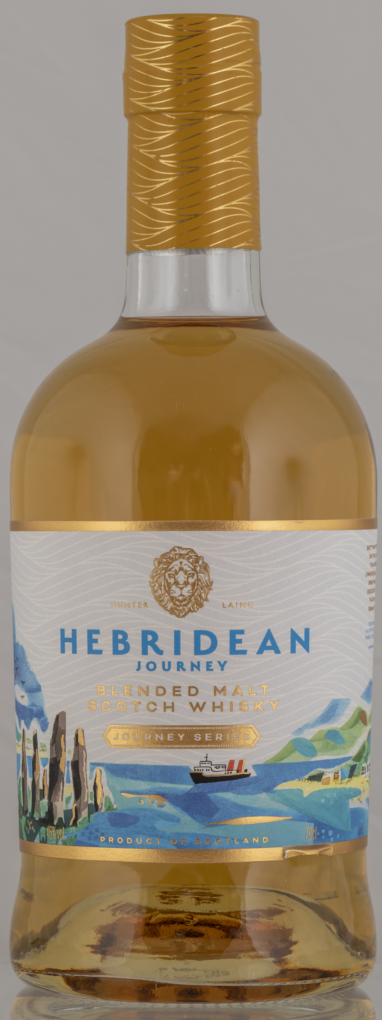 Billede: PHC_7334 - Hunter Laing Hebridean Journey Blended Malt - bottle front.jpg