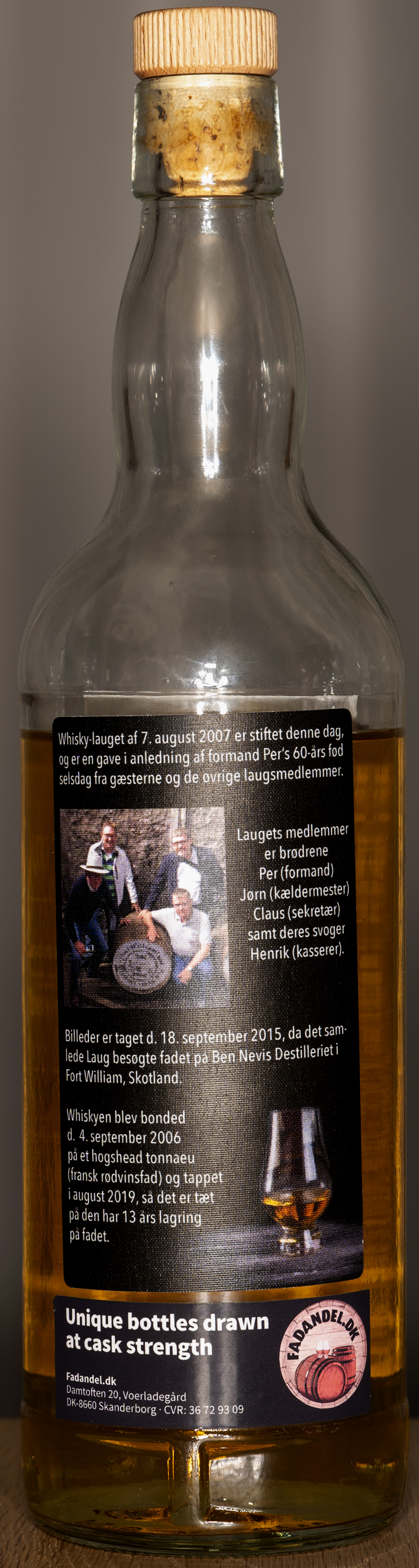 Billede: DSC_4771 - Ben Nevis Cask 394 12 years - bottle back.jpg