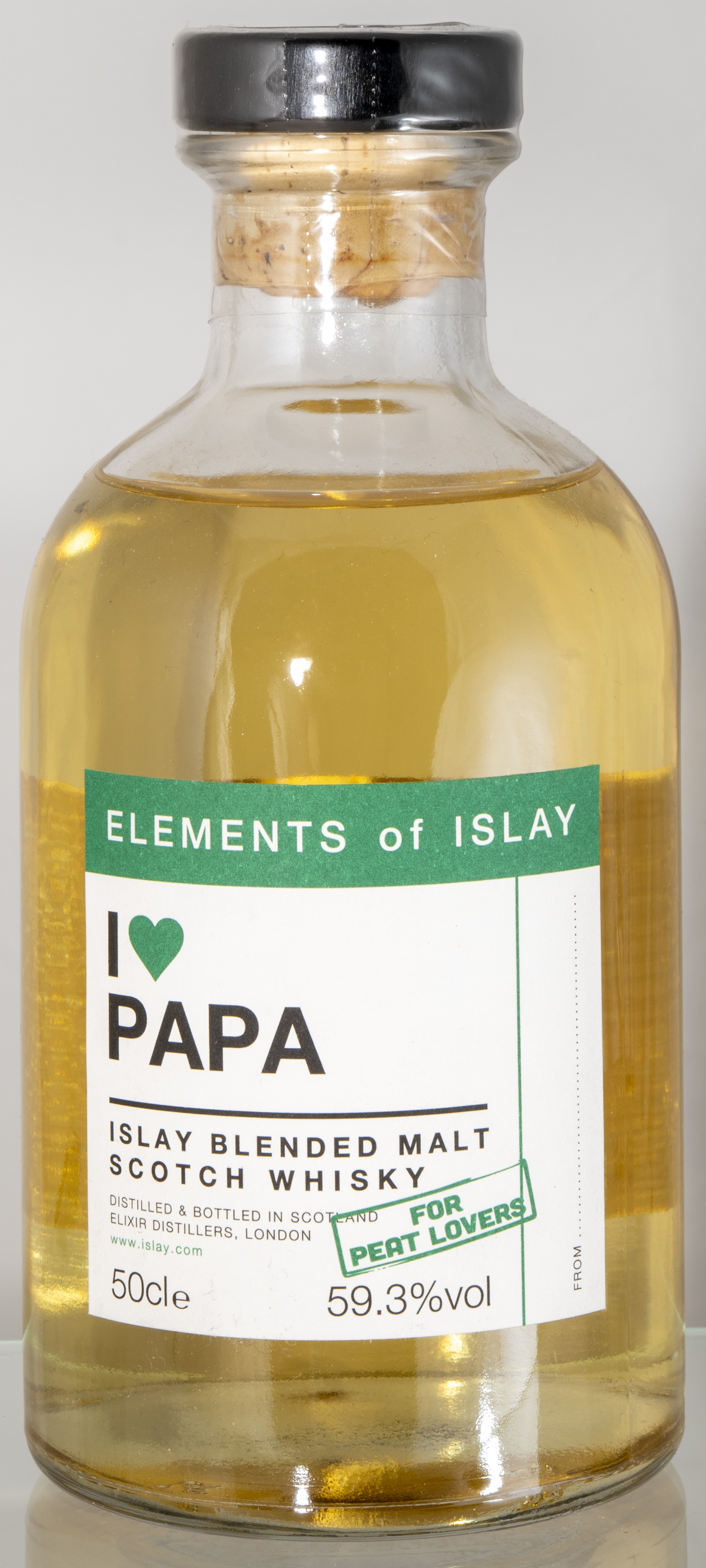 Billede: D85_8325 - Elements of Islay - I love Papa - bottle front.jpg