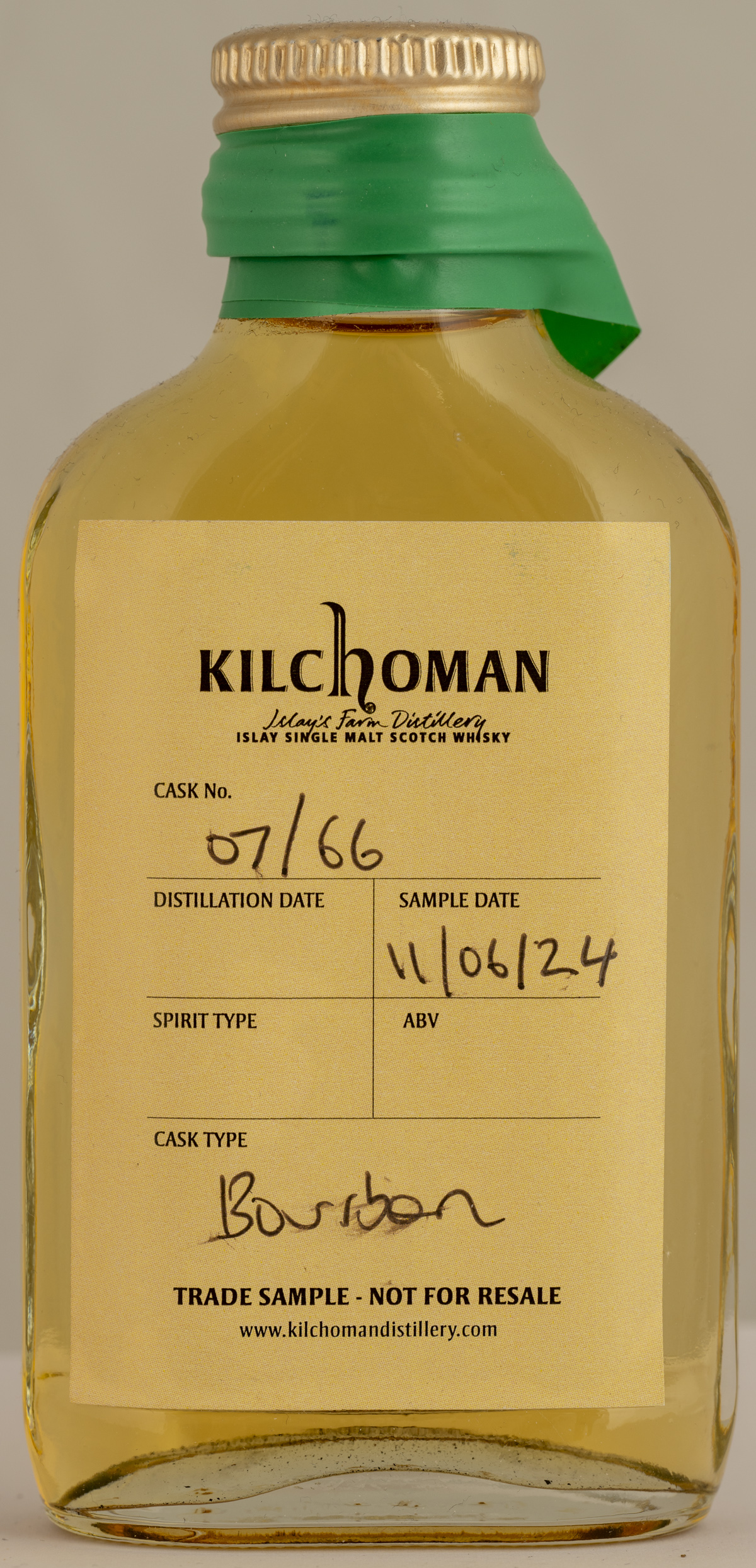 Billede: NZ8_6470 - Kilchman cask 2007-66 (Knud) - sample 11-06-2024.jpg