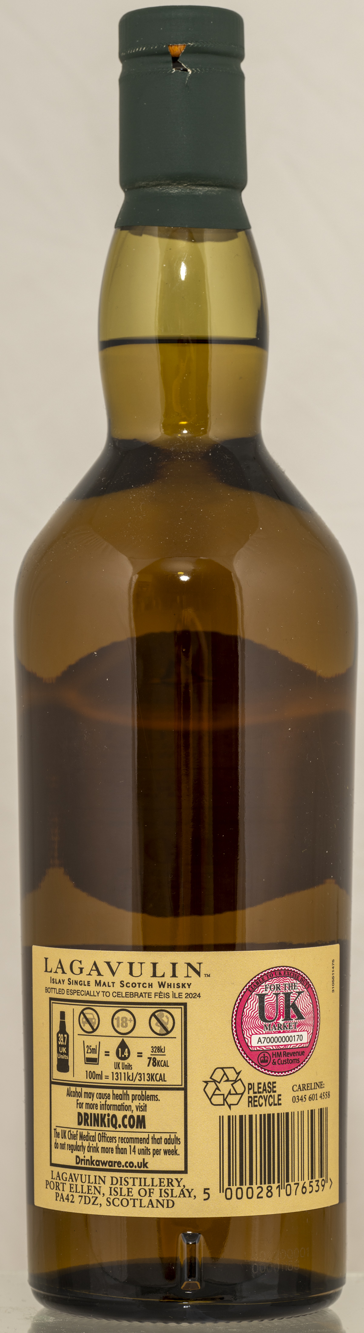 Billede: NZ8_6664 - Lagavulin 10 Feis Isle 2024 - bottle back.jpg