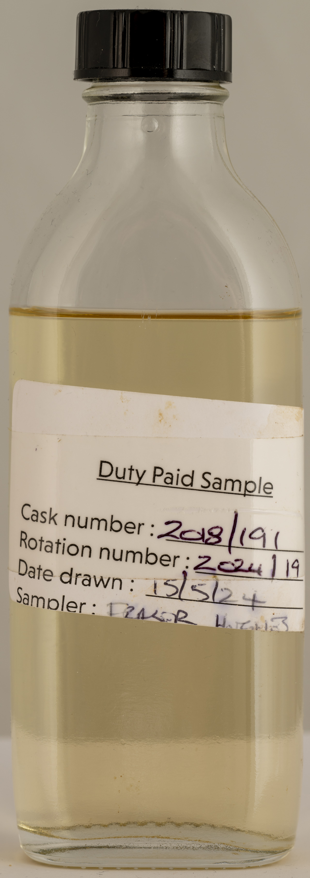 Billede: NZ8_6471 - Ardnahoe cask 2018-191 PHC sample 15-05-2024.jpg