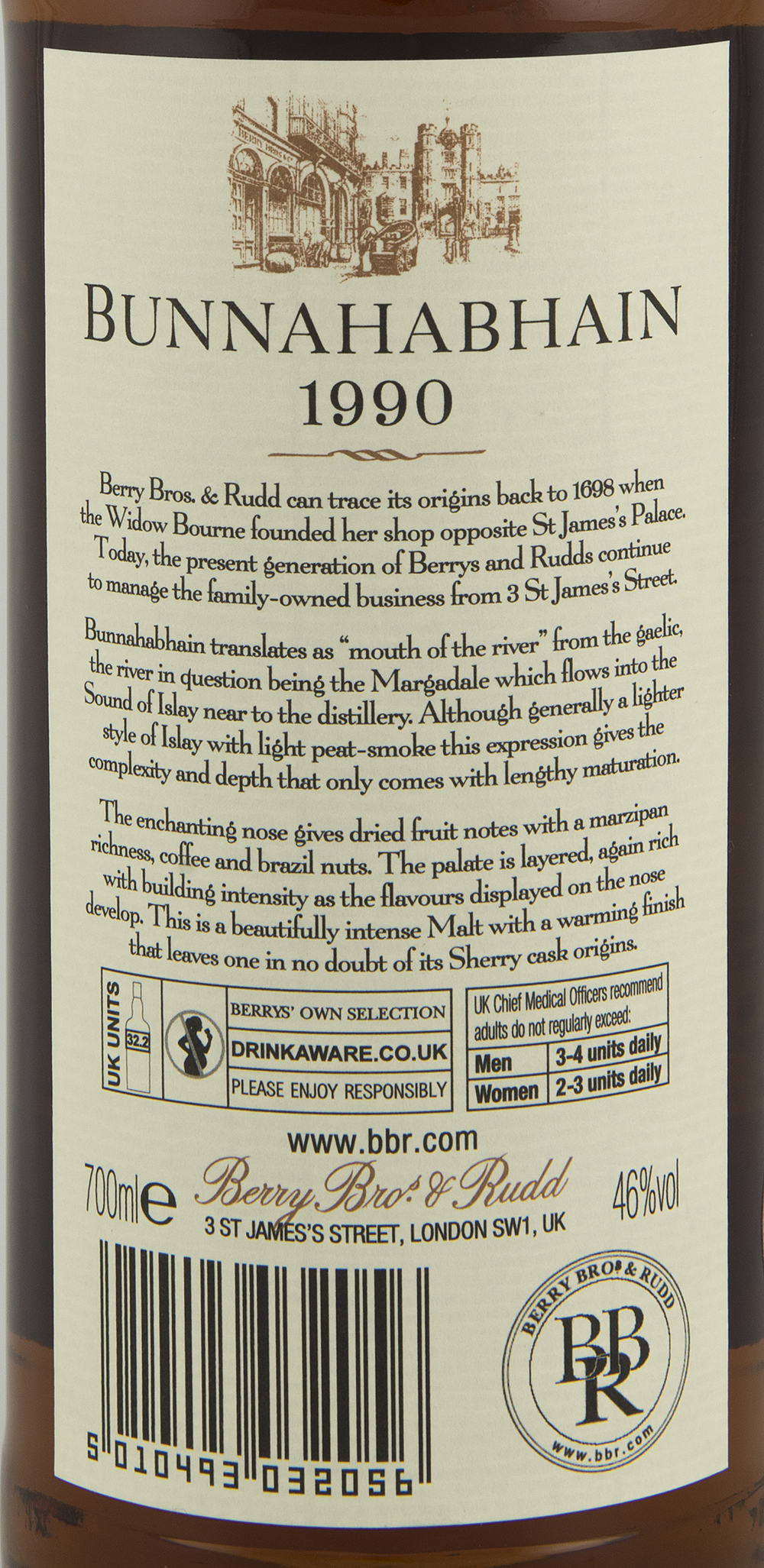 Billede: DSC_0700 BBR Bunnahabhain Distillery - back label.jpg
