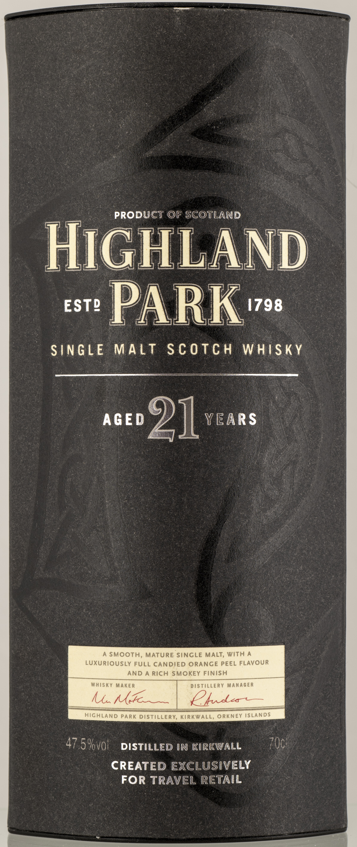 Billede: PHC_2586 - Highland Park 21 (1st edition) - tube front.jpg