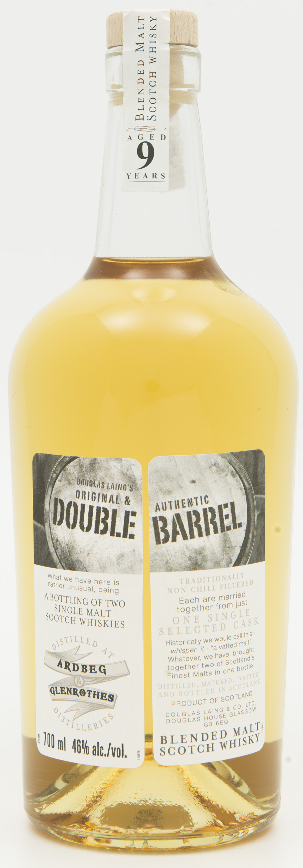 Billede: DSC_3678 Douglas Laing's Double Barrel - Ardbeg and Glenrothes - bottle.jpg