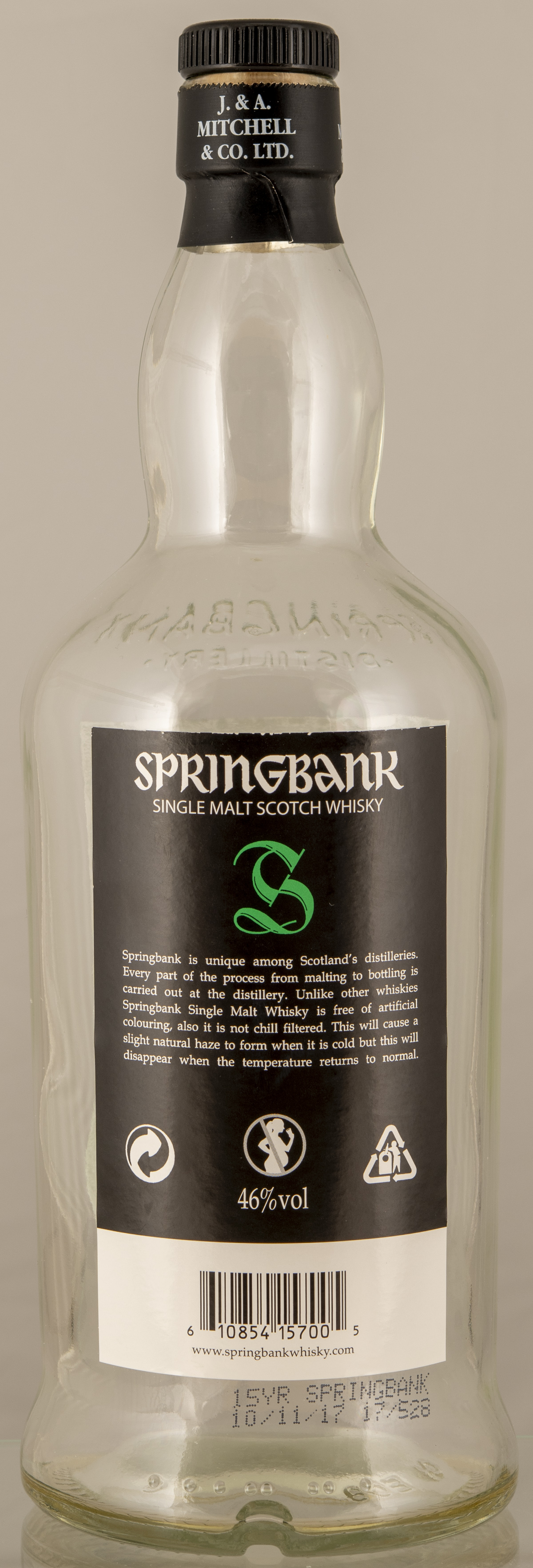 Billede: D85_8398 - Springbank 15 - bottle back.jpg