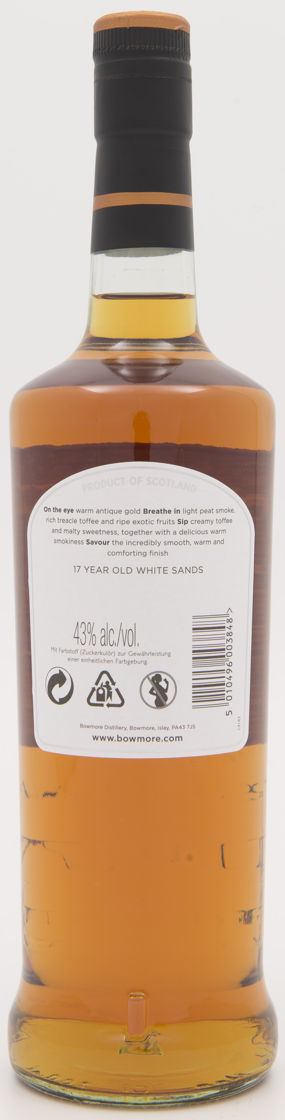 Billede: DSC_3849 Bowmore White Sands 17 - bottle back.jpg