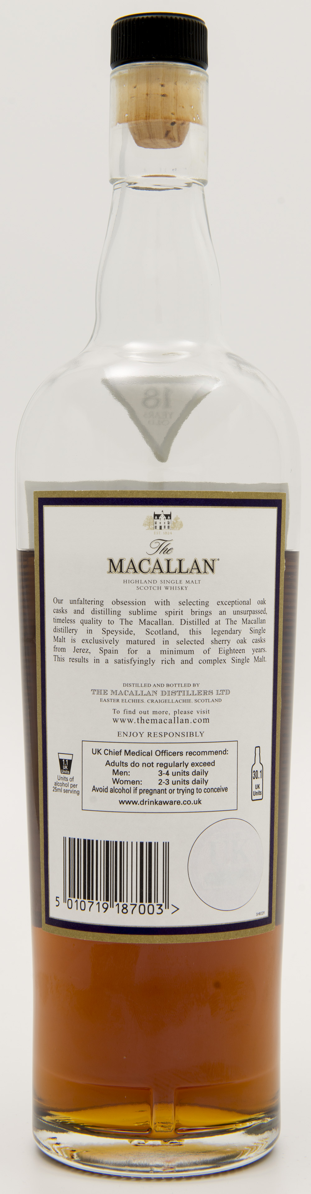 Billede: DSC_3684 - The MacAllan 18 - 1991 - bottle back.jpg