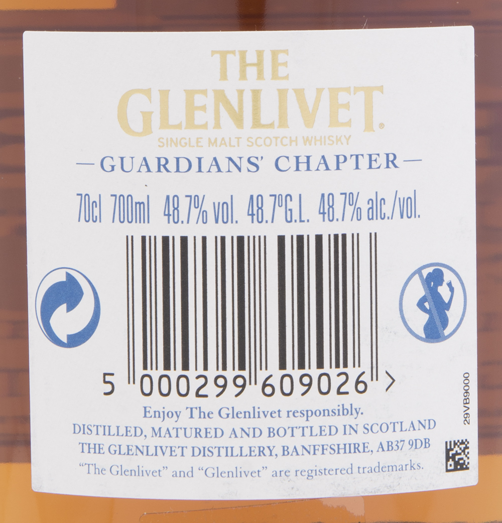 Billede: DSC_4796 The Glenlivet Guardians Chapter - back label.jpg